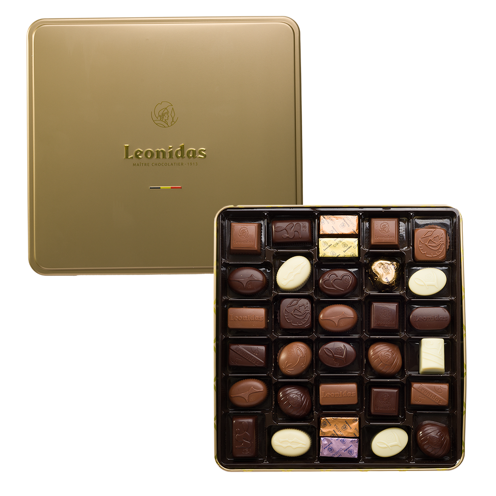 Gold Keepsake Tin — 30 Chocolates