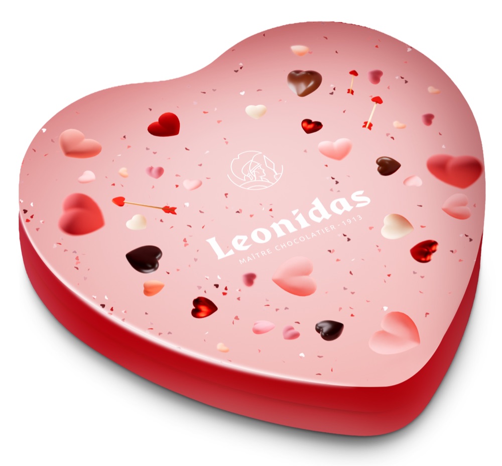 Red Heart Tin — 9 Chocolates